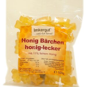 Goldgelbe Honig Bärchen